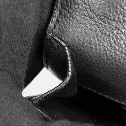 Pre Owned Saint Laurent Paris Sunset Chain Bag Black Leather Size Medium