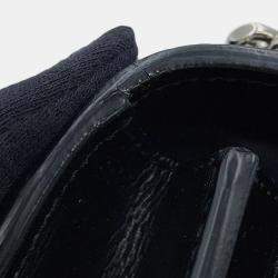 Pre Owned Saint Laurent Paris Sunset Chain shoulder Black Leather Size Medium