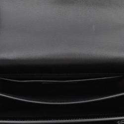 Pre Owned Saint Laurent Paris Sunset Chain shoulder Black Leather Size Medium