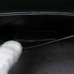 مملوكة مسبقًا Saint Laurent Paris Black Quilted Lambskin Monogram June Box Bag