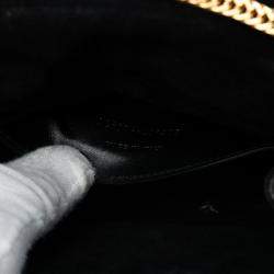 مملوكة مسبقًا Saint Laurent Paris Black Small Leather Monogram Kate Tassel Crossbody