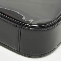 مملوكة مسبقًا Saint Laurent LE 5 À 7 Mini Black Patent Leather Hobo