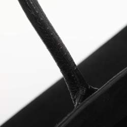 Pre Owned Saint Laurent Sac De Jour Small Black Suede Tote