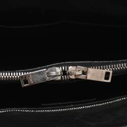 Pre Owned Saint Laurent Sac De Jour Small Black Suede Tote