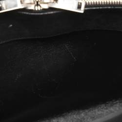 Pre Owned Saint Laurent Sac De Jour Small Black Suede Tote