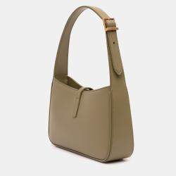 مملوكة مسبقًا حقيبة هوبو لو 5 أ 7 جلد العجل ناعم بني سان لوران باريس