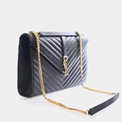 مملوكة مسبقًا Saint Laurent Large Calfskin Envelope Flap Bag