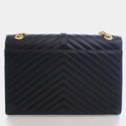 مملوكة مسبقًا Saint Laurent Large Calfskin Envelope Flap Bag