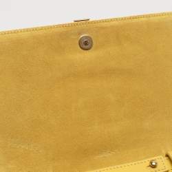 مملوكة مسبقًا حقيبة كروس سان لوران باريس ميني واي-لين بوشيه جلد أصفر ميني