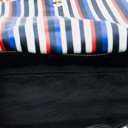 مملوكة مسبقًا Saint Laurent Paris White Medium Quilted Silk Carre Patchwork Jamie Shoulder Bag