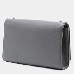 مملوكة مسبقًا Saint Laurent Paris Medium Grain De Poudre Monogram Kate Crossbody