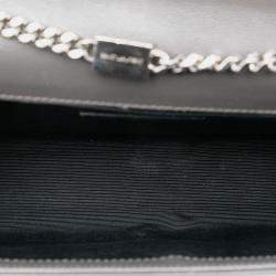 مملوكة مسبقًا Saint Laurent Paris Medium Grain De Poudre Monogram Kate Crossbody