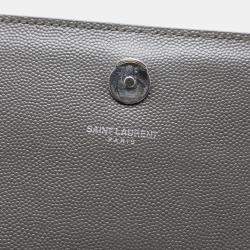 مملوكة مسبقًا Saint Laurent Paris Medium Grain De Poudre Monogram Kate Crossbody