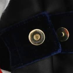 مملوكة مسبقًا حقيبة يد إيف سان لوران مومباسا مخمل كحلي