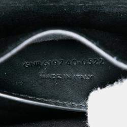 مملوكة مسبقًا Saint Laurent Paris Black Small Leather Monogram Kaia Crossbody