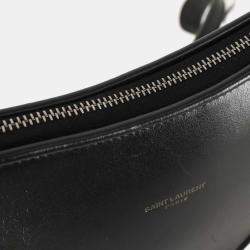 مملوكة مسبقًا Saint Laurent Black Leather Heart Shoulder Bag