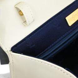 Pre Owned Yves Saint Laurent White 2Way Handbag