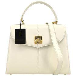 Pre Owned Yves Saint Laurent White 2Way Handbag