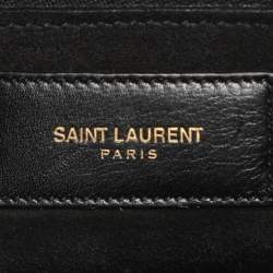 Pre Owned Saint Laurent Paris Sac De Jour Large Black Leather Tote