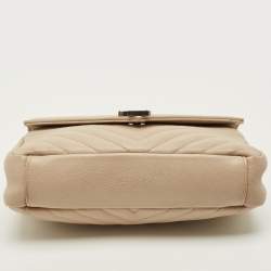 مملوكة مسبقًا حقيبة يد علوية سان لوران كوليدج متوسطة جلد مبطن وردي بوغر