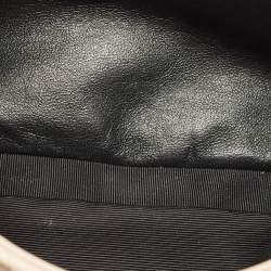 مملوكة مسبقًا حقيبة يد علوية سان لوران كوليدج متوسطة جلد مبطن وردي بوغر