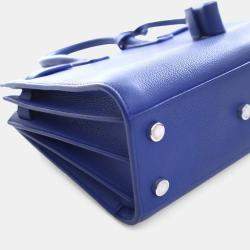 Pre Owned حقيبة يد سان لوران ساك دو جور نانو جلد عجل