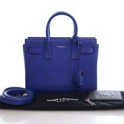 Pre Owned حقيبة يد سان لوران ساك دو جور نانو جلد عجل