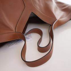 Pre Owned Saint Laurent Brown Calfskin Y Tote