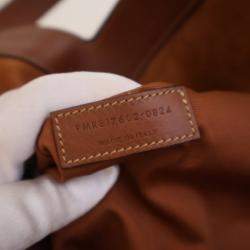 Pre Owned Saint Laurent Brown Calfskin Y Tote