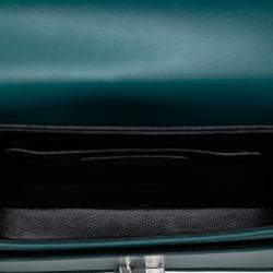 مملوكة مسبقًا Saint Laurent Paris Blue Small Calfskin Solferino Satchel In Box