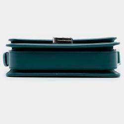 مملوكة مسبقًا Saint Laurent Paris Blue Small Calfskin Solferino Satchel In Box