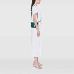 مملوكة مسبقًا Saint Laurent Paris Blue Small Calfskin Solferino Satchel In Box