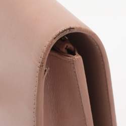 مملوكة مسبقًا Saint Laurent Paris Kate Nude Pink Leather Wallet On Chain