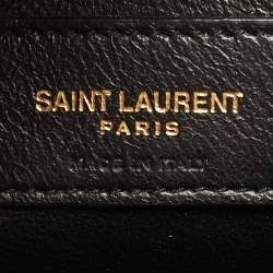 مملوكة مسبقًا Saint Laurent Uptown Small Red Leather Tote