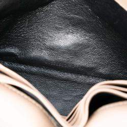 Pre Owned Saint Laurent Paris Brown Quilted Lambskin Becky Wallet on Chain