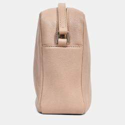 مملوكة مسبقًا حقيبة كاميرا كروس بودي سان لوران 2017 جلدية شرابة وردية فاتحة