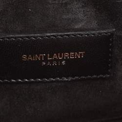 Pre Owned حقيبة يد توتس سان لوران كلاسيك ساك دي جور نانو جلد وردي نيون