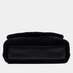 Pre Owned حقيبة سان لوران باريس لو لو كروس جلد خروف سوداء تويز