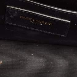 مملوكة مسبقًا حقيبة كتف سان لوران كيت حمراء صغيرة جلد