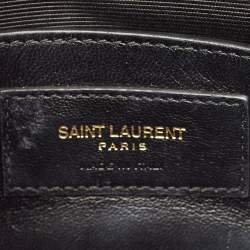 مملوكة مسبقًا حقيبة كتف سان لوران كيت حمراء صغيرة جلد