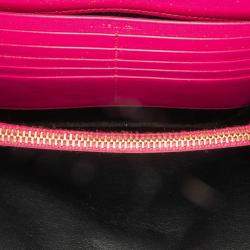 مملوكة مسبقًا حقيبة كروس بودي سان لوران باريس فيكي ميديوم وردية لامعة