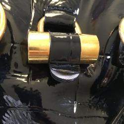 مملوكة مسبقًا Saint Laurent Crocodile Embossed Patent Muse Bag