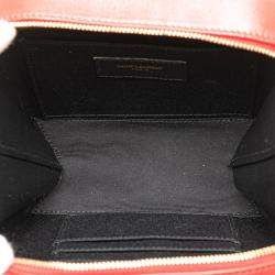 مملوكة مسبقًا Saint Laurent Paris Red Toy Lambskin Vicky Crossbody