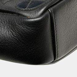 مملوكة مسبقًا محفظة سلسلة تصاميم قلوب سان لوران باريس سوداء متوسطة بترز مونوجرام