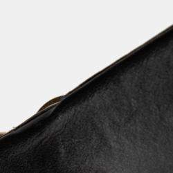 Pre Owned Saint Laurent Paris Black Small Smooth Calfskin Monogram Kate Tassel Crossbody