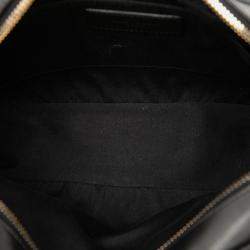 مملوكة مسبقًا حقيبة كاميرا سان لوران باريس سوداء لوف موغرام جلد ماتلاسيه