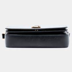 مملوكة مسبقًا حقيبة سان لوران باريس مونوجرام متوسطة جلدية سوداء جامعة