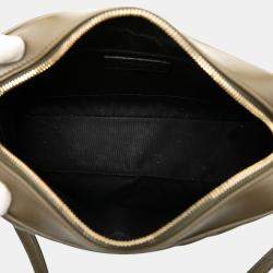 مملوكة مسبقًا Saint Laurent Paris Brown Matelasse Leather Monogram Lou Camera Bag