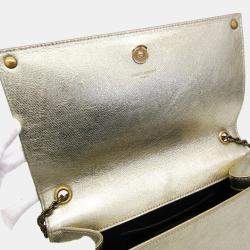Pre Owned Saint Laurent Kate Leather Shoulder Bag