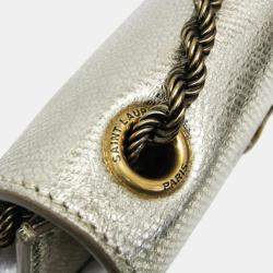 Pre Owned Saint Laurent Kate Leather Shoulder Bag